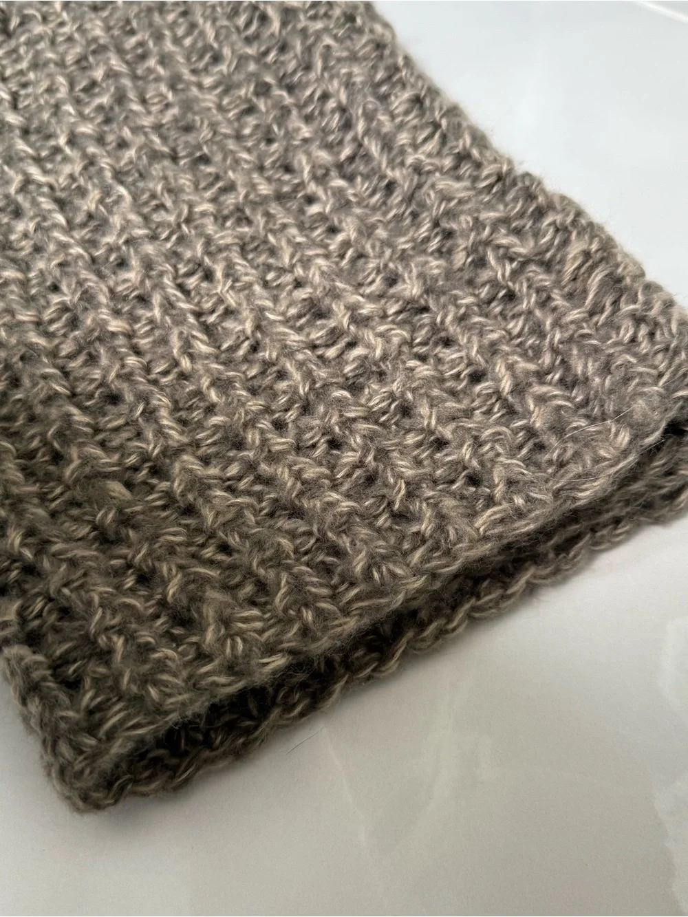 Frenchi knit infinity tube scarf